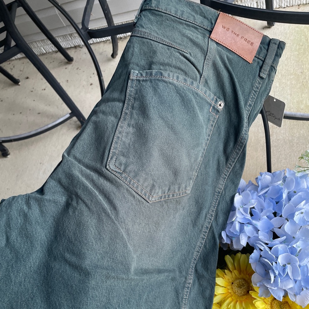 GOOD LUCK BARREL JEANS IN LUKE GREEN - Picture 5 of 6